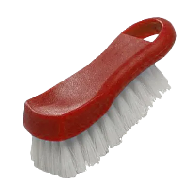 Thunder Group PLCBB02RD Cutting Board Brush, 6" X 2.5" X 2"H, Hanging Loop, Plastic, red