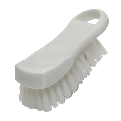 Thunder Group PLCBB02WH Cutting Board Brush, 6" X 2.5" X 2"H, Hanging Loop, Plastic, white
