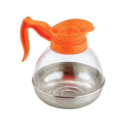 Thunder Group PLCD064D Coffee Decanter, 64 Oz., Durable Plastic Handle/Top, Decaf
