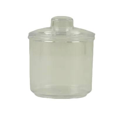 Thunder Group PLCJ007 Condiment Jar, 7 Oz. Capacity, With Cover, Plastic