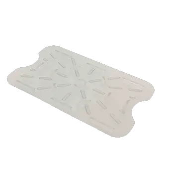 Thunder Group PLFBD1218PC Drain Shelf, Fits 12" X 18" Storage Box, Polycarbonate, White