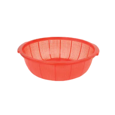 Thunder Group PLFP001 Fish Basket, 18.5" Dia., Perforated, Stackable
