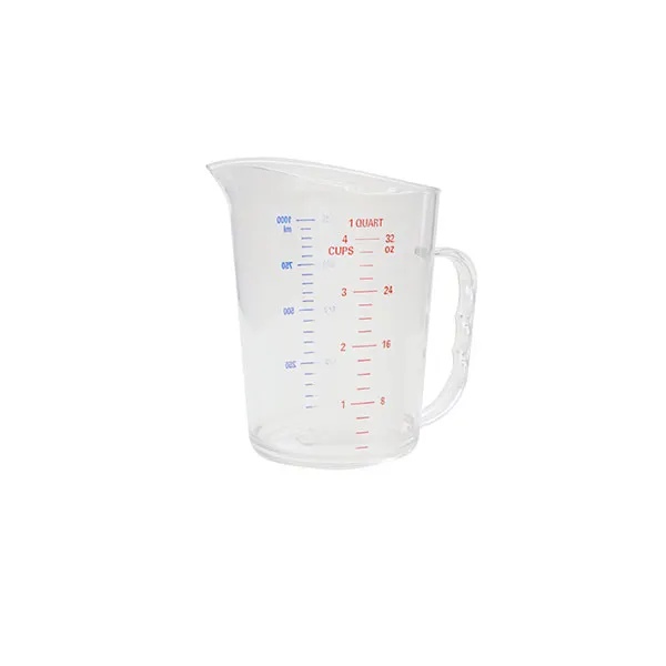 Thunder Group PLMD032CL Measuring Cup, 1 Qt. (1 Liter), 6-1/16"L X 5-1/8"W X 6-7/16"H, With Handle