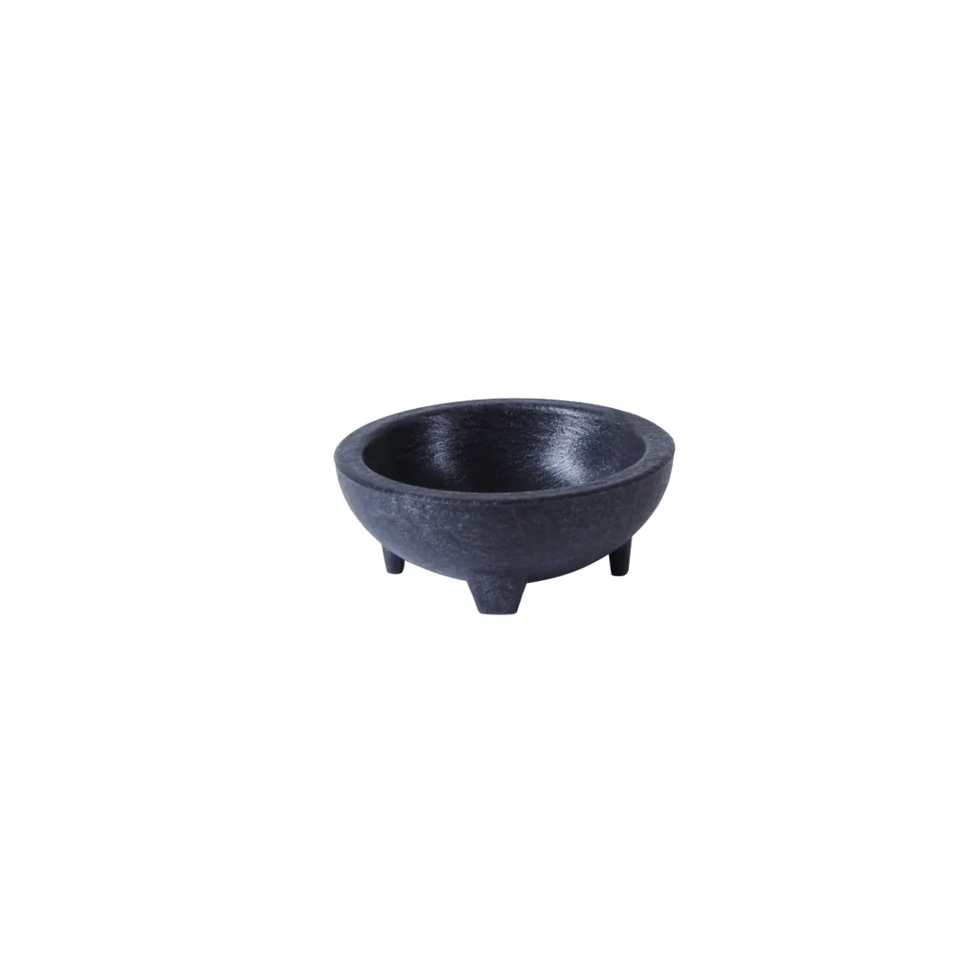 Thunder Group PLMJ004BK Molcajete Salsa Bowl, 4 Oz., 4 Each - Pack