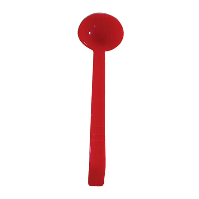 Thunder Group PLOP009RD Ladle, 8-1/2", 3/4 Oz., One Piece Ladle, Red
