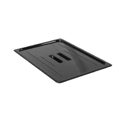 Thunder Group PLPA7000CBK Food Pan Cover, Full Size, Solid, Built-In Handle, Black