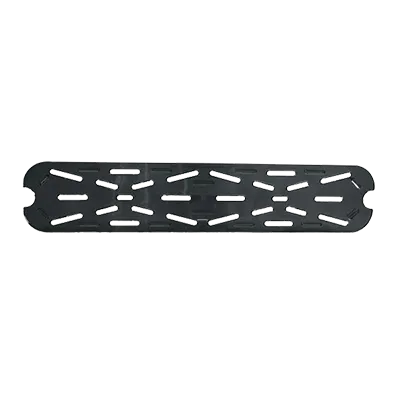 Thunder Group PLPA7120LDSBK Food Pan Drain Tray, 1/2 Size Long, Polycarbonate, Black