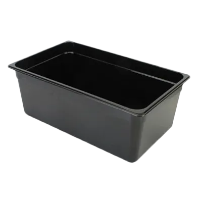 Thunder Group PLPA8008BK Food Pan, Full Size, 8" Deep, Shatter And Scratch Resistant, Black