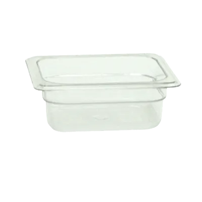 Thunder Group PLPA8162 Food Pan, 1/6 Size, 2-1/2" Deep, Shatter And Scratch Resistant