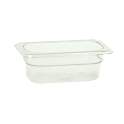 Thunder Group PLPA8192 Food Pan, 1/9 Size, 2-1/2" Deep, Shatter And Scratch Resistant