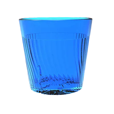 Thunder Group PLPCTB308BL Tumbler, 8 Oz., Swirl Design, Starburst® Pattern Base - Dozen