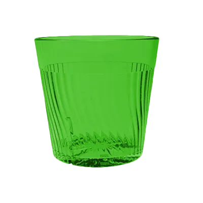 Thunder Group PLPCTB308GR Tumbler, 8 Oz., Swirl Design, Starburst® Pattern Base - Dozen