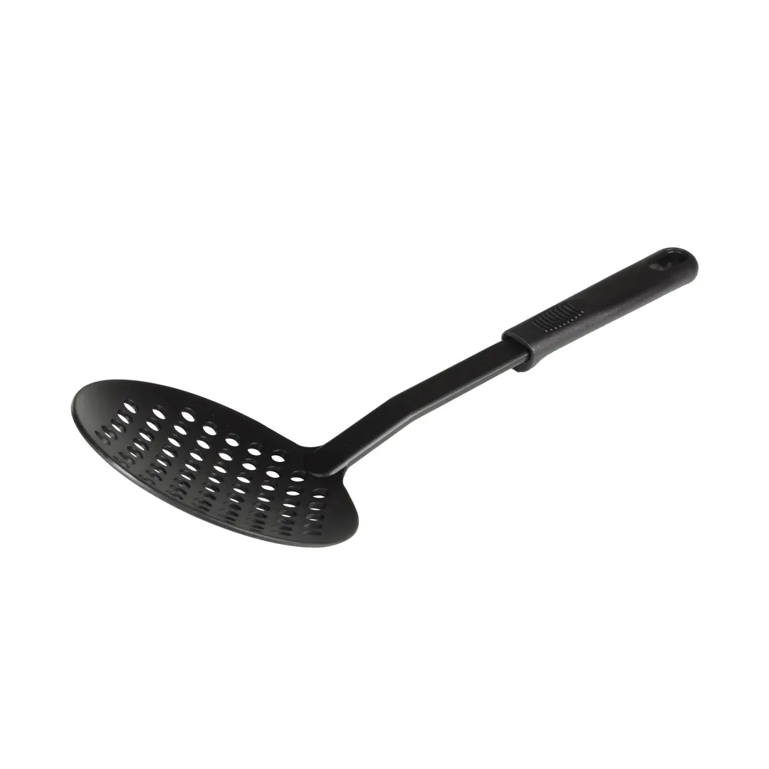 Thunder Group PLPP006BK Skimmer, 4-1/4" Dia., 12-1/2" Oa Length, Heat-Resistant Up To 410°F, Black