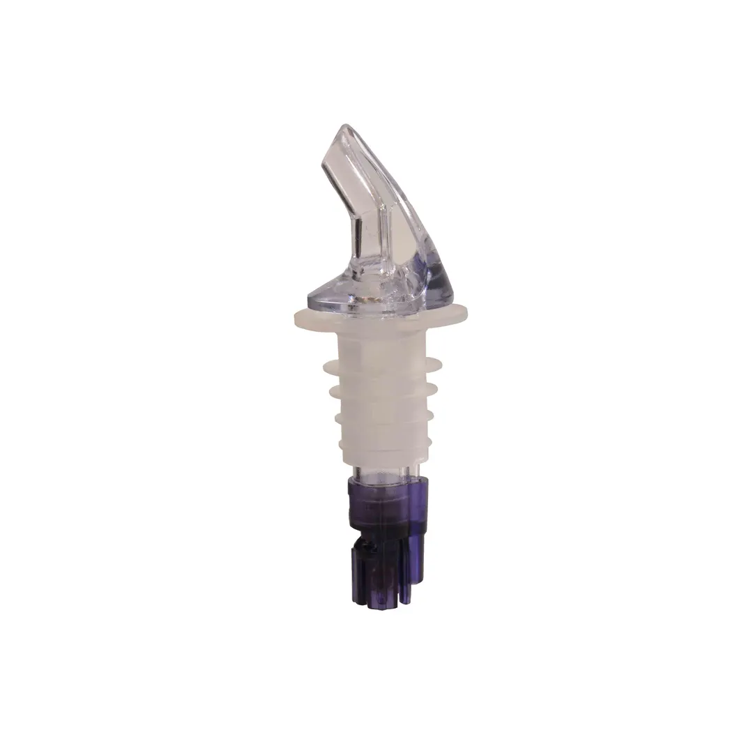 Thunder Group PLPR113M Liquor Pourer, 1-1/8 Oz., Without Collar, Fits Standard 750Ml Bottle, 12 Each - Pack