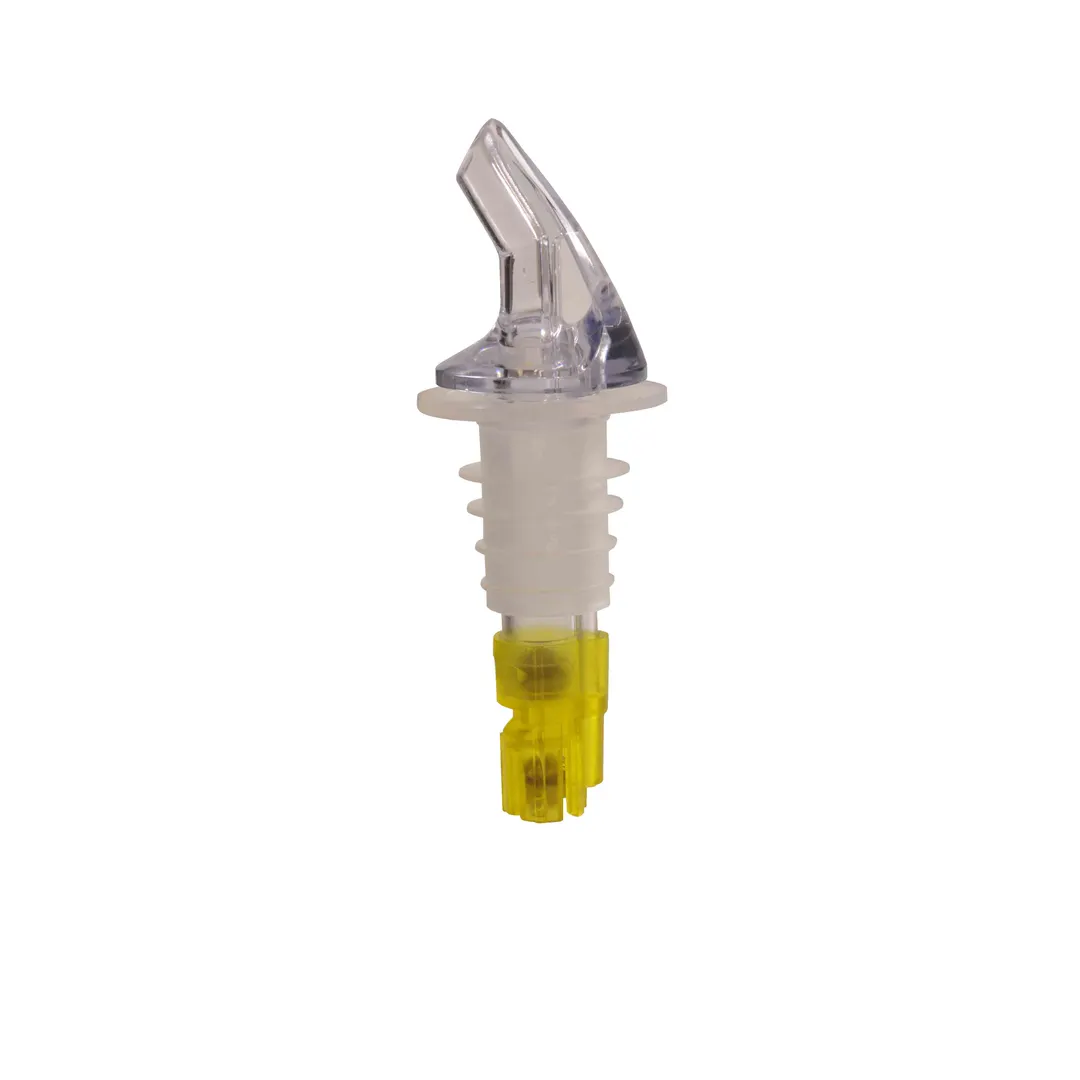 Thunder Group PLPR150M Liquor Pourer, 1-1/2 Oz., Without Collar, Fits Standard 750Ml Bottle, 12 Each - Pack