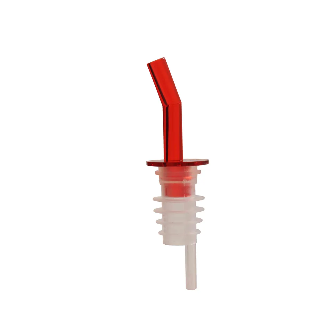 Thunder Group PLPR800RD Liquor Pourer, Free Flow, Without Collar, Fits Standard 750Ml Liquor Bottle, 12 Each - Pack