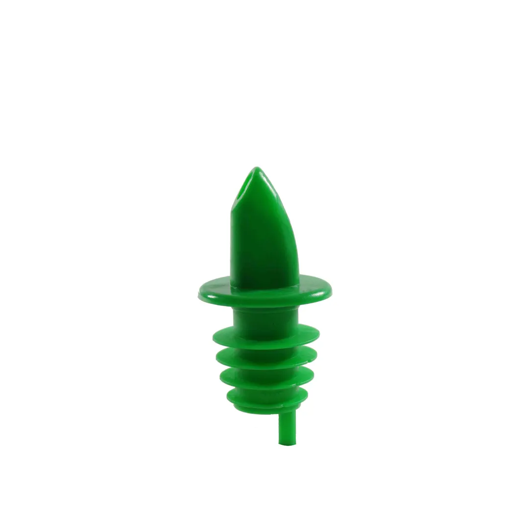 Thunder Group PLPR900GR Liquor Pourer, Free Flow, Without Collar, Fits Standard 750Ml Liquor Bottle, 12 Each - Pack