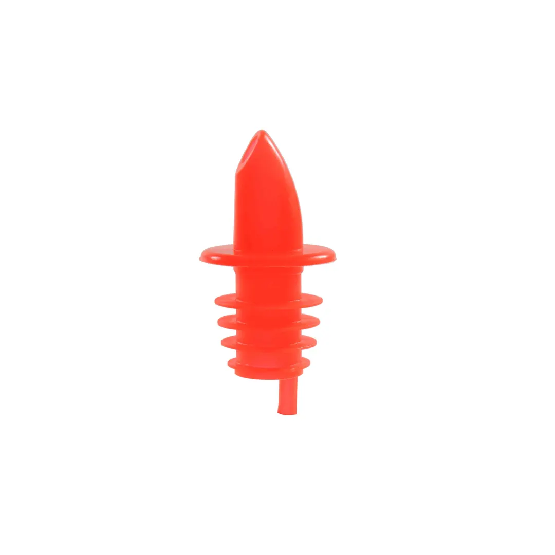 Thunder Group PLPR900RD Liquor Pourer, Free Flow, Without Collar, Fits Standard 750Ml Liquor Bottle, 12 Each - Pack