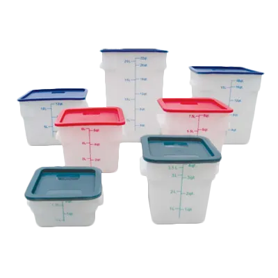 Thunder Group PLSFT012PP Food Storage Container, 12 Quart, Square, Scratch & Break Resistant