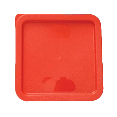 Thunder Group PLSFT0608C Food Storage Container Cover – Snap‑On Lid, Red Plastic, Fits 6‑qt & 8‑qt Square Containers