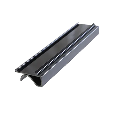 Thunder Group PLSL116BK Black Plastic Shelf Label Holder, 6" Long, Snaps Under Shelf, Pack of 4