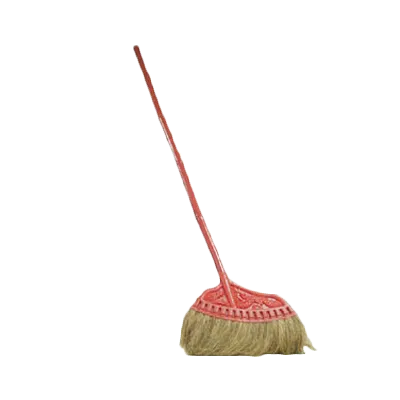 Thunder Group PLSP001 Lobby Broom, Natural Coconut Bristles, Standard Color, Floor Cleaning