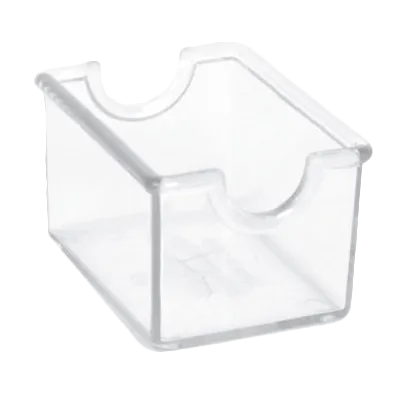 Thunder Group PLSP032CL Sugar Packet Holder, Rectangular, Plastic, Clear - Dozen