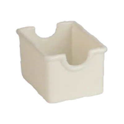 Thunder Group PLSP032WT Sugar Packet Holder, Rectangular, Plastic, White - Dozen