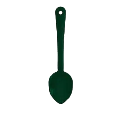 Thunder Group PLSS111GR Green Serving Spoon, 11", Solid, Dishwasher Safe - Dozen
