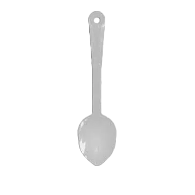 Thunder Group PLSS111WH White Serving Spoon, 11", Solid, Dishwasher Safe - Dozen