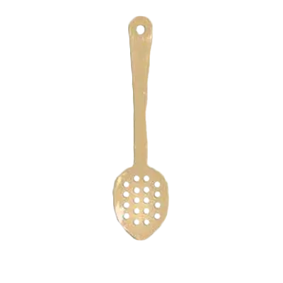 Thunder Group PLSS113BG Beige Serving Spoon, 11", Perforated, Dishwasher Safe - Dozen