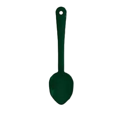 Thunder Group PLSS211GR Green Serving Spoon, 13", Solid, Dishwasher Safe - Dozen
