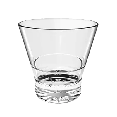 Thunder Group PLTHRG210C Rocks Glass, 10 Oz., 3-5/8"H, Stackable