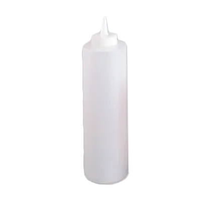 Thunder Group PLTHSB008C Squeeze Bottle, 8 Oz., Plastic, Clear - Dozen