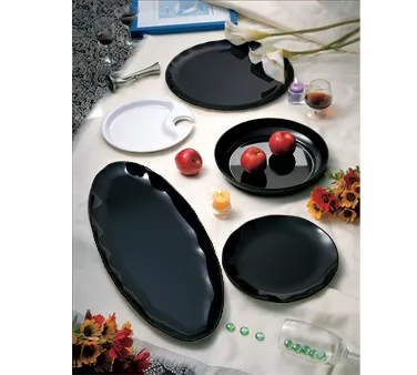 Thunder Group RF1065BW Saucer, 6-1/2" dia., scallop edge