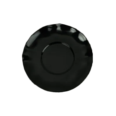 Thunder Group RF1065BW Saucer, 6-1/2" dia., scallop edge