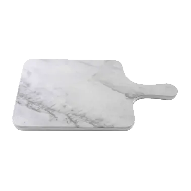 Thunder Group SB608W Serving Board, 8-1/2" X 7", Square With Handle, Melamine