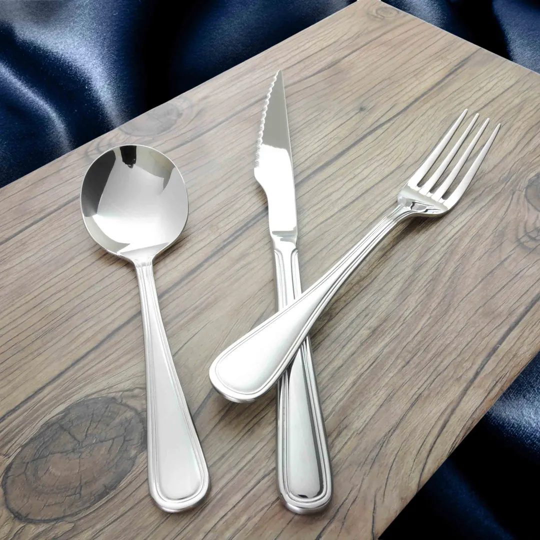 Thunder Group SLAT203 Bouillon Spoon, 5-4/5" Long, 2.4Mm Thick, 18/10 Stainless Steel - Dozen