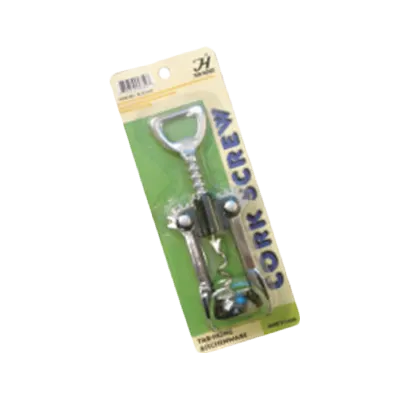 Thunder Group SLBO005 Corkscrew Opener, Wing Type, Stainless Steel