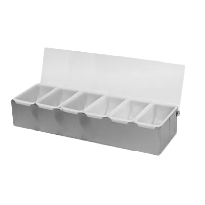 Thunder Group SLCN006 Bar Condiment Dispenser, Countertop Design, 6-Compartment
