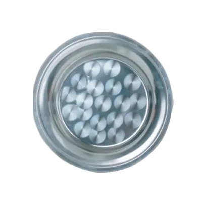 Thunder Group SLCT016 Serving Tray, 16" Dia., Round, Contoured Edge, mirror finish