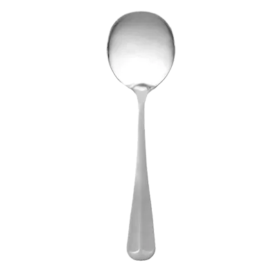 Thunder Group SLDK103 Bouillon Spoon, 6.02", Simple Line-Trimmed Handle, 18/0 Stainless Steel - Dozen