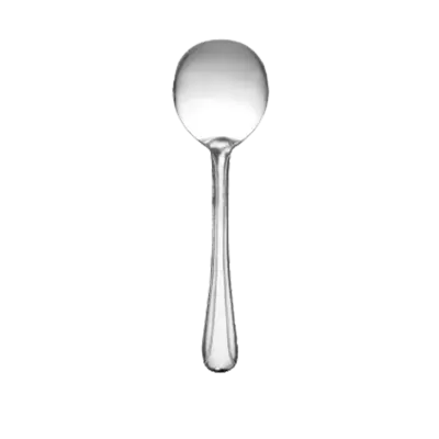 Thunder Group SLDO103 Bouillon Spoon, 5.94", Heavy-Weight, Simple Line-Trimmed Handle - Dozen