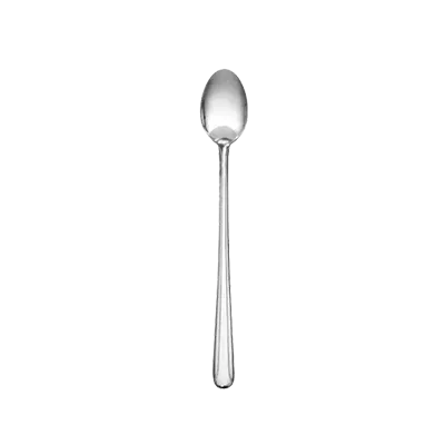 Thunder Group SLDO105 Iced Tea Spoon, 7.99", Heavy-Weight, Simple Line-Trimmed Handle - Dozen