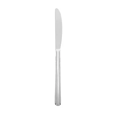Thunder Group SLDO109 Dinner Knife, 8.54", Heavy-Weight, Simple Line-Trimmed Handle - Dozen
