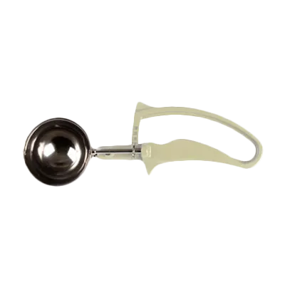 Thunder Group SLDS210G Disher, Size-10, 3-1/4 Oz., Round Bowl, Ivory
