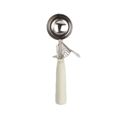 Thunder Group SLDS210P Disher, Size-10, 3-1/4 Oz., Round Bowl, Ivory