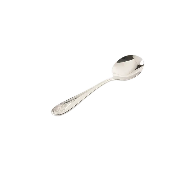 Thunder Group SLEL203 Bouillon Spoon, 5-9/10" Long, 2.2Mm Thick, 18/10 Stainless Steel - Dozen