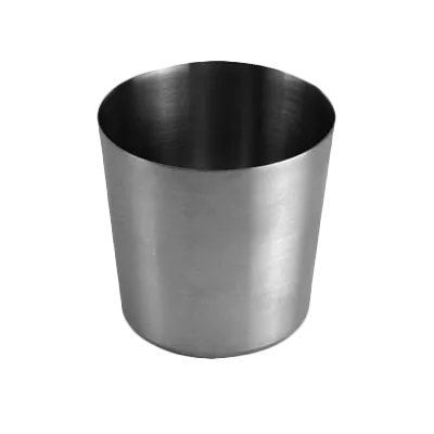 Thunder Group SLFFC001 French Fry Cup, 13 Oz., 3-3/8" X 3-3/8"H, Stainless Steel Satin Finish
