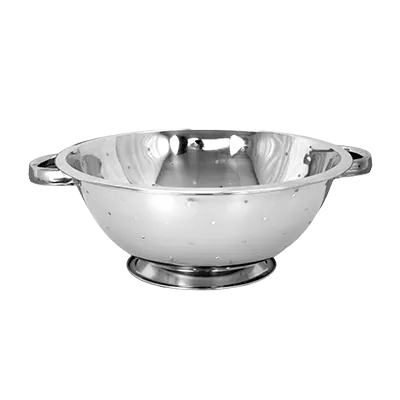 Thunder Group SLIL001 Colander, 3 Quart Capacity, Round, Perforated, stainless steel